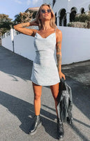 Vestido Chic Casual Floral Sin Espalda Mujer