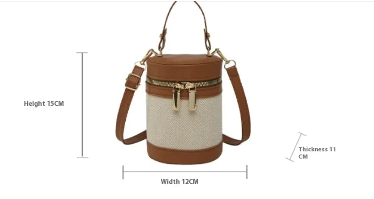 Bolso de Cuero PU Leopardo para Uso Diario